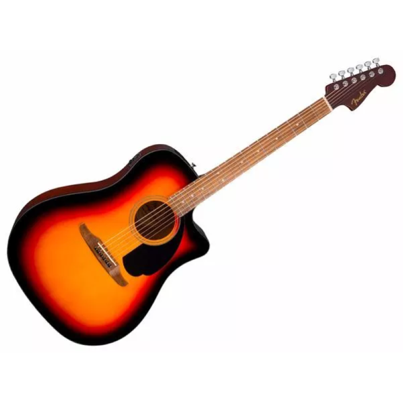 Fender California Standard Redondo™ CE, Spruce Top, Black Pickguard, 3-Color Sunburst