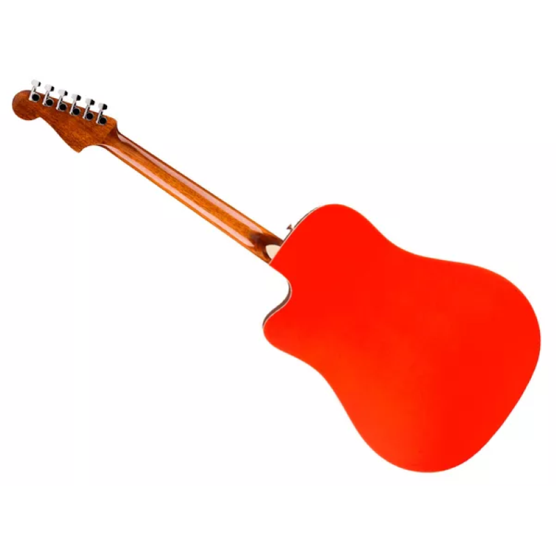 Fender California Standard Redondo™ CE, Spruce Top, Ivory Pickguard, Fiesta Red