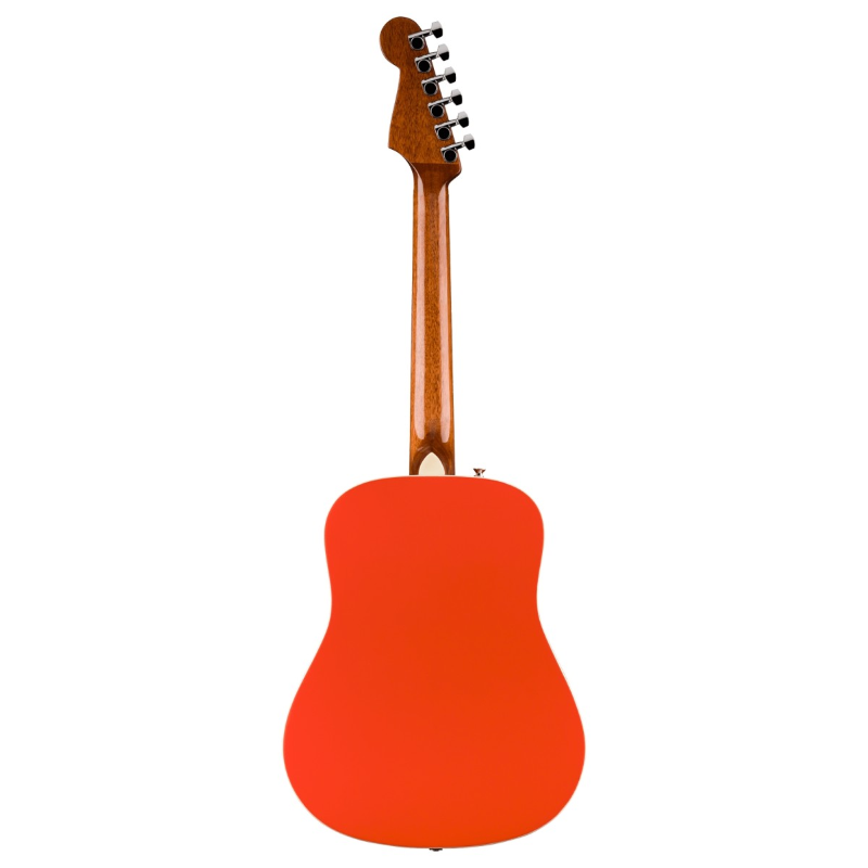 Fender California Standard Redondo™ Mini with Bag, Spruce Top, Fiesta Red