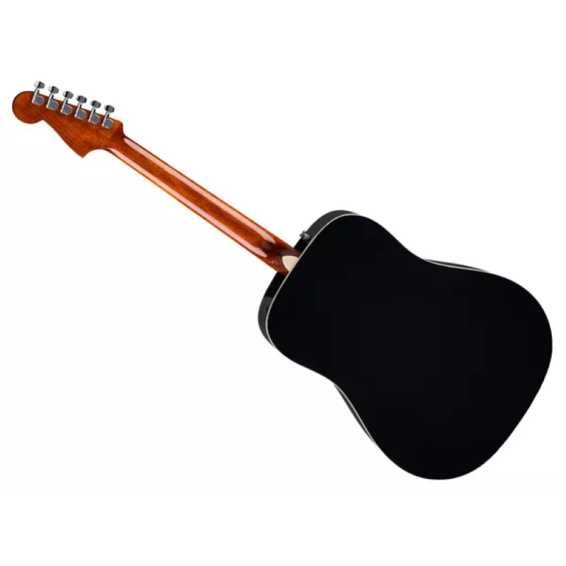 Fender California Standard Redondo™, Spruce Top, Ivory Pickguard, Black