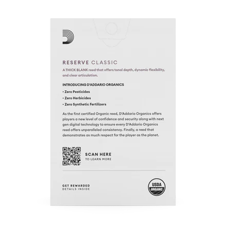 daddario reserve organic sib 4