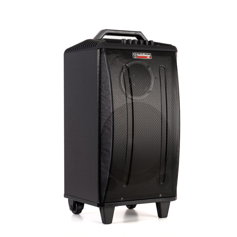 Audio Design M3 10W/L Diffusore 10" a batteria - 2 mic wireles - Pot. Max 300 W