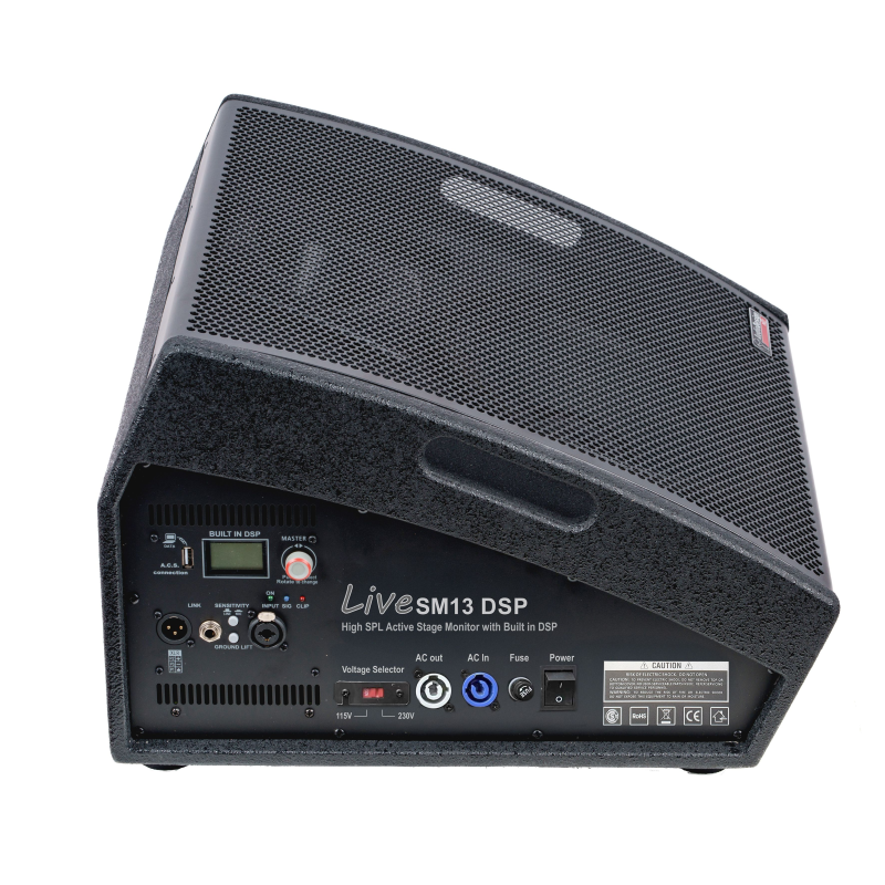 Audio Design LIVE SM13 DSP Monitor da palco attivo ad alta efficienza 12" 1650 watt