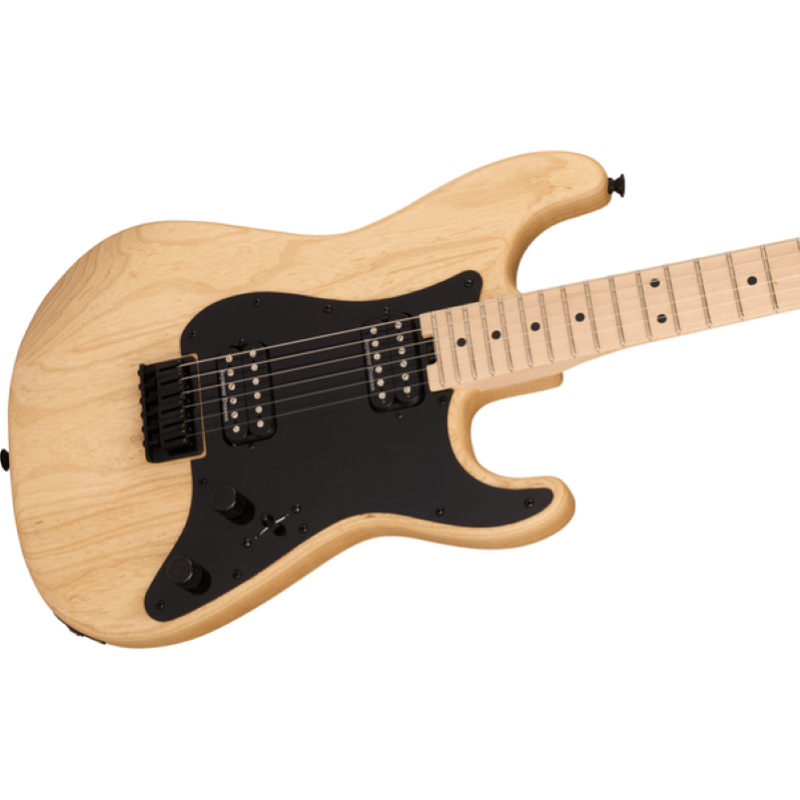 Charvel Pro-Mod So-Cal® Style 1 HH HT MPL, Maple Fingerboard, Natural Ash