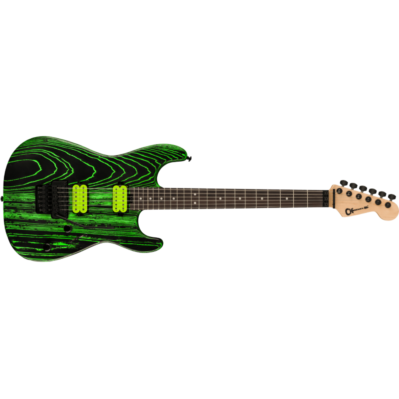 Charvel Pro-Mod San Dimas® Style 1 HH FR E Ash, Ebony Fingerboard, Green Glow