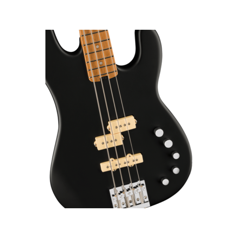 Charvel Pro-Mod San Dimas® Bass PJ IV, Caramelized Maple Fingerboard, Satin Black