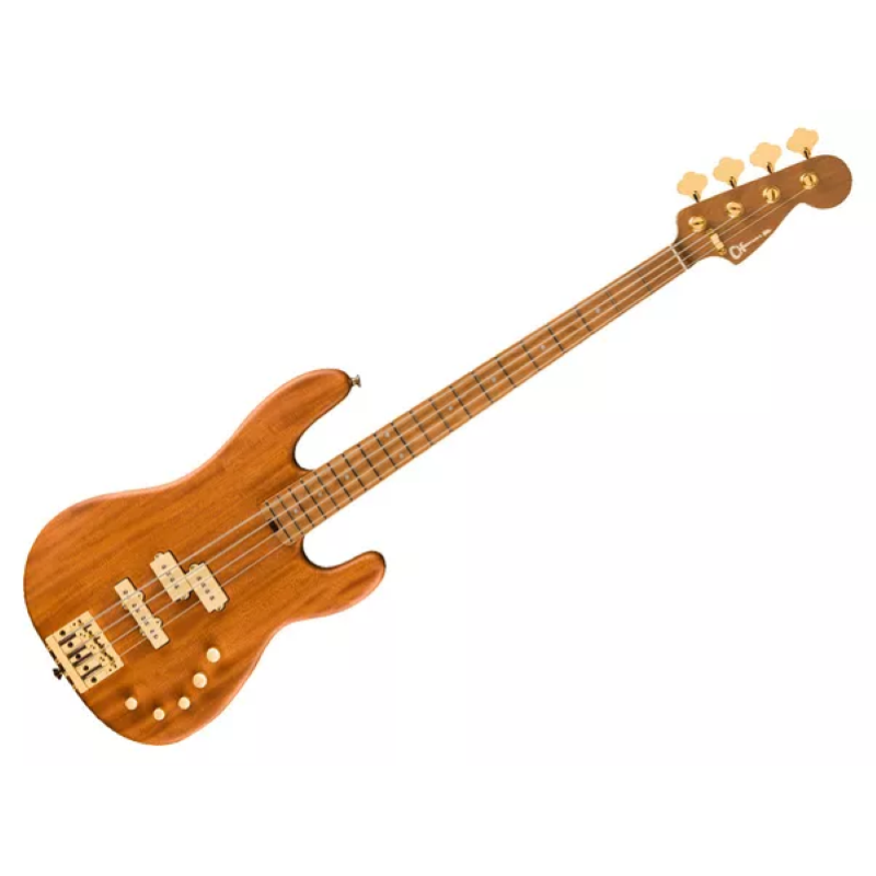 Charvel Pro-Mod San Dimas® Bass PJ IV MAH, Caramelized Maple Fingerboard, Natural Mahogany