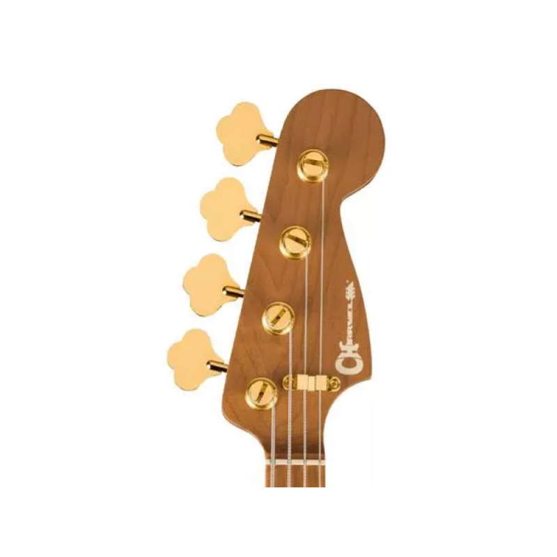 Charvel Pro-Mod San Dimas® Bass PJ IV MAH, Caramelized Maple Fingerboard, Natural Mahogany