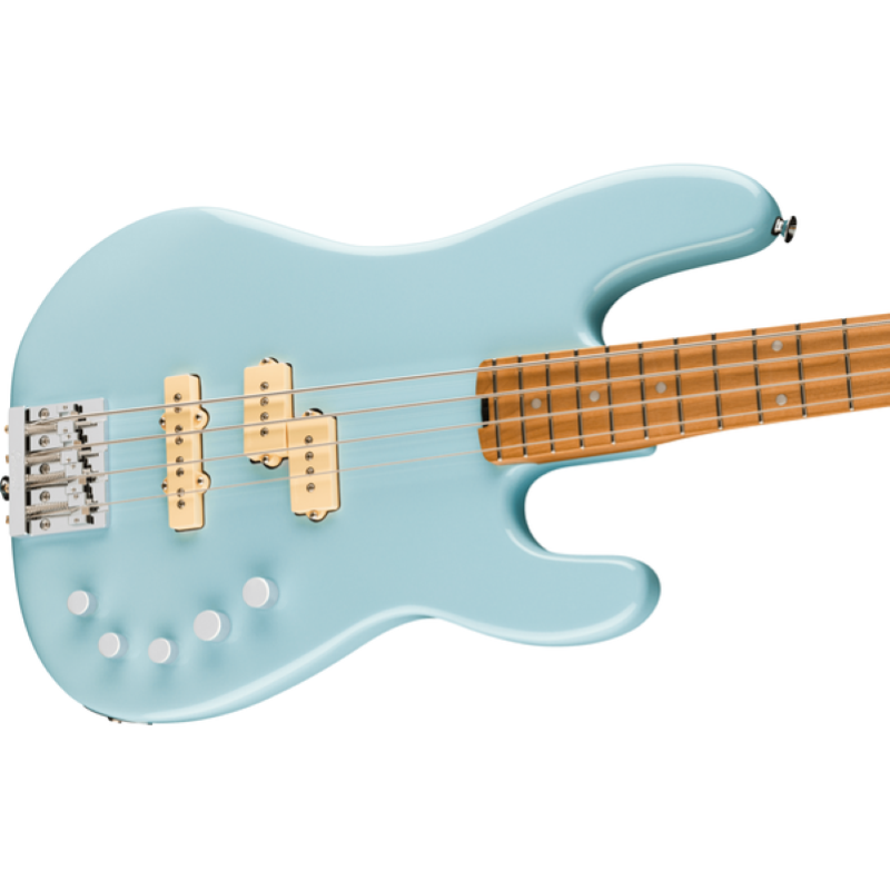 Charvel Pro-Mod San Dimas® Bass PJ IV, Caramelized Maple Fingerboard, Sonic Blue