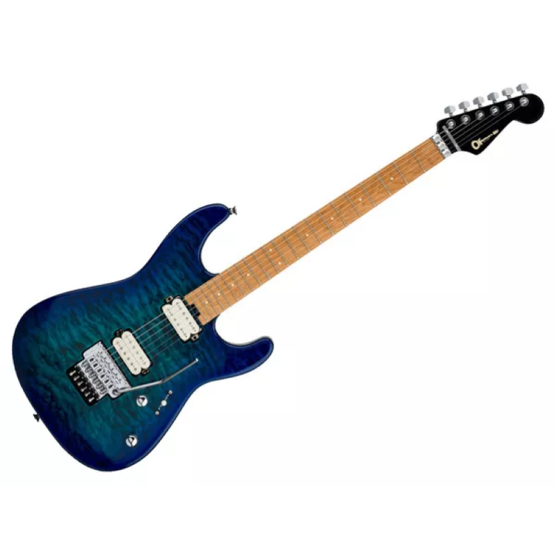 Charvel Pro-Mod Plus San Dimas® Style 1 HH FR CM, Carmalized Maple Fingerboard, Chlorine Burst