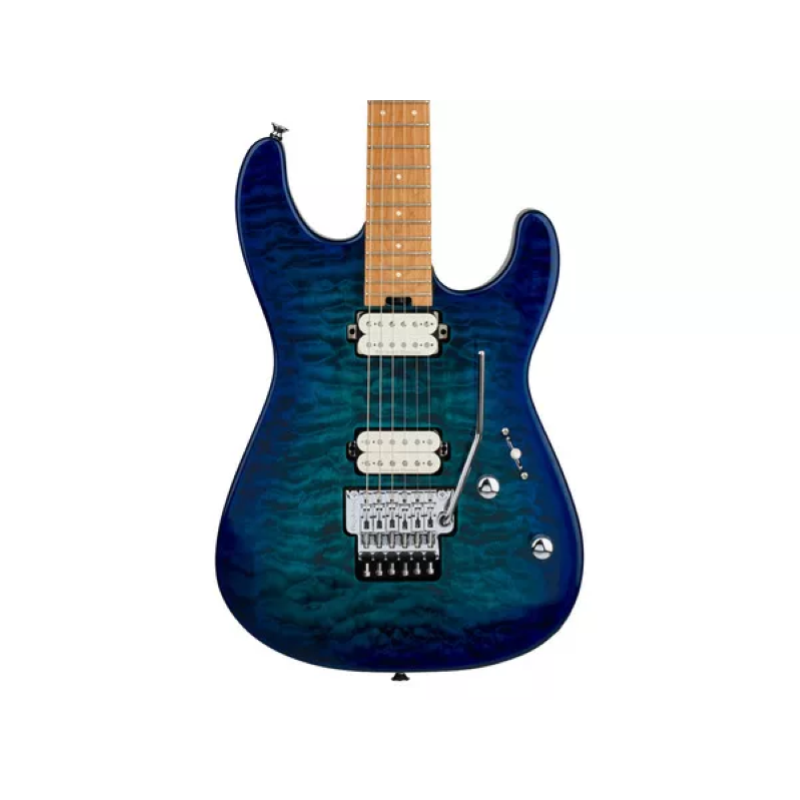 Charvel Pro-Mod Plus San Dimas® Style 1 HH FR CM, Carmalized Maple Fingerboard, Chlorine Burst