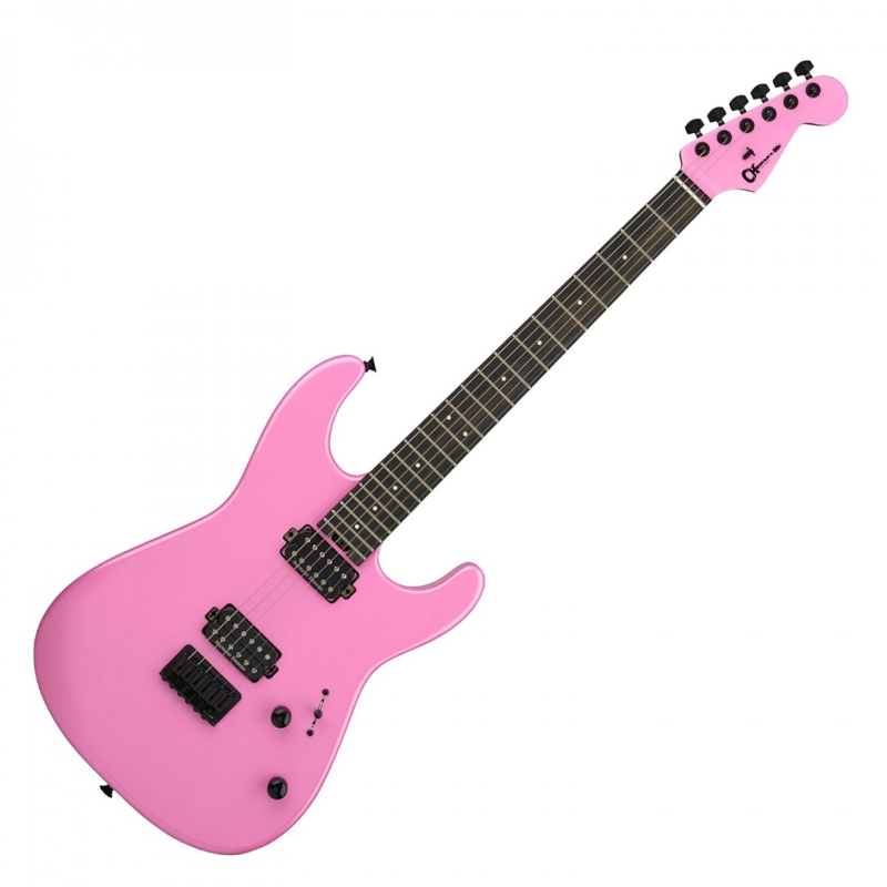 Charvel Pro-Mod Plus San-Dimas Style 1 HH HT E, Ebony Fingerboard, Platinum Pink
