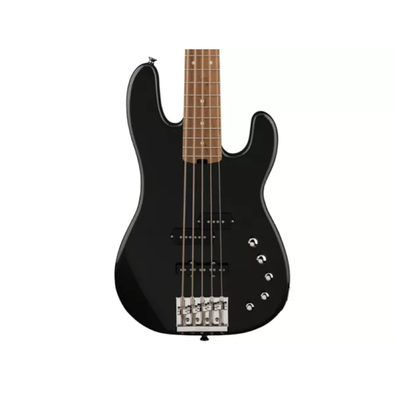 Charvel Pro-Mod San Dimas® Bass PJ V, Caramelized Maple Fingerboard, Metallic Black