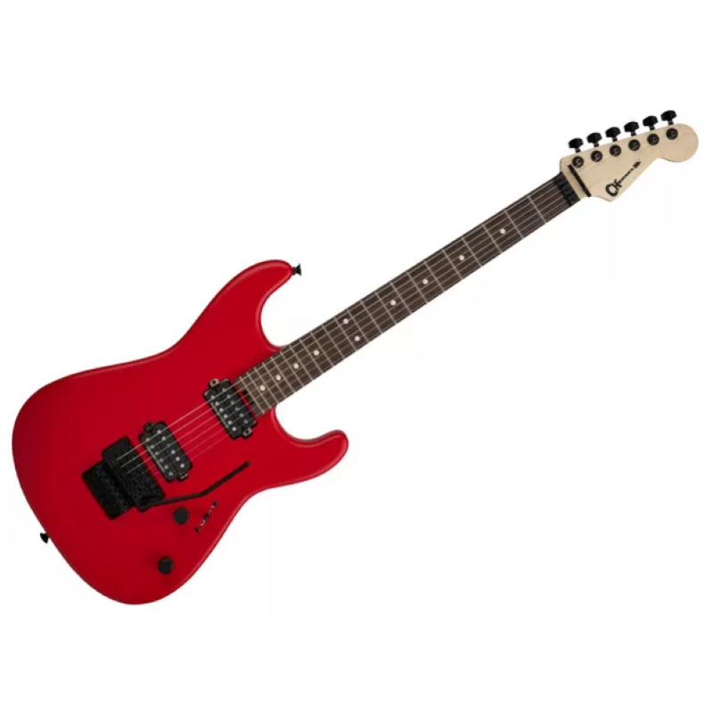 Charvel Pro-Mod San Dimas® Style 1 HH FR RW, Rosewood Fingerboard, Satin Ferrari Red