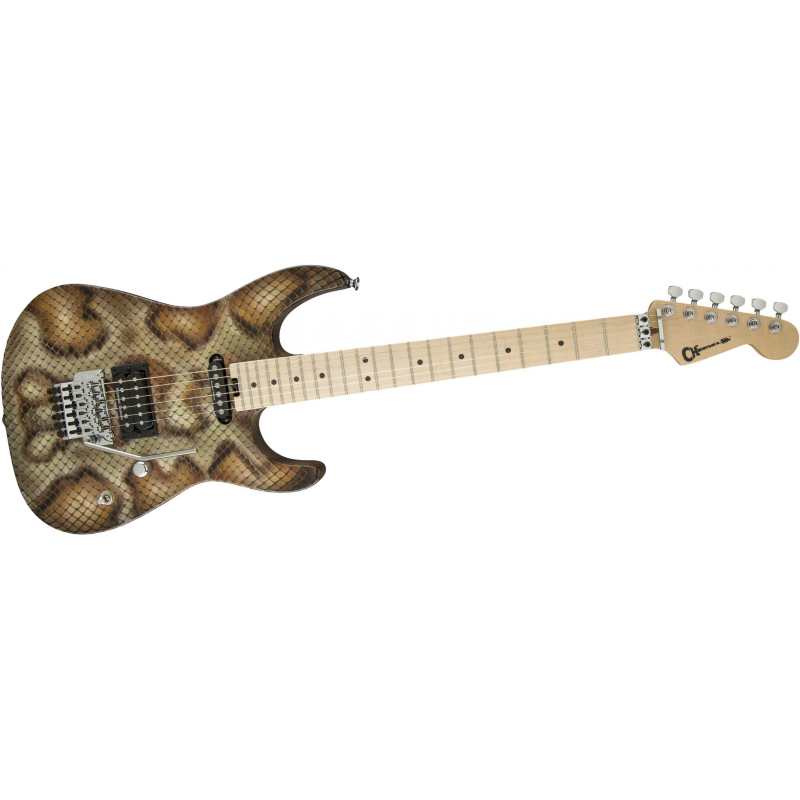 Charvel Warren DeMartini Signature Pro-Mod Snake, Maple Fingerboard, Snakeskin