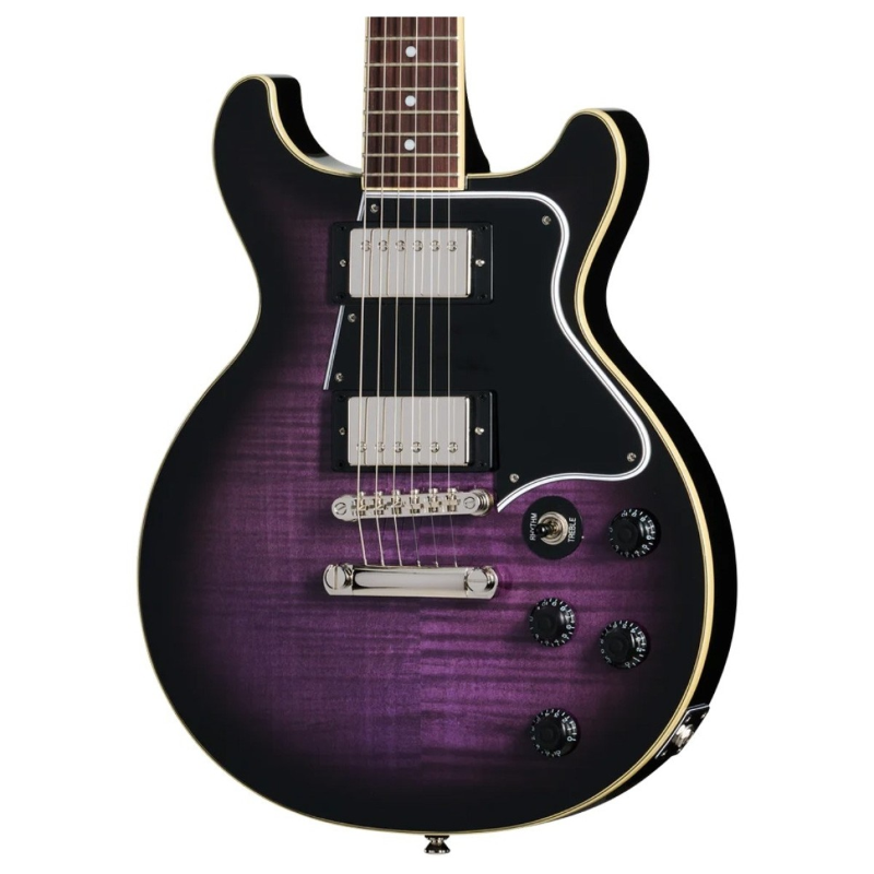 Epiphone Les Paul Special Double Cut Figured Dark Purple Burst EILSDFPBNH1