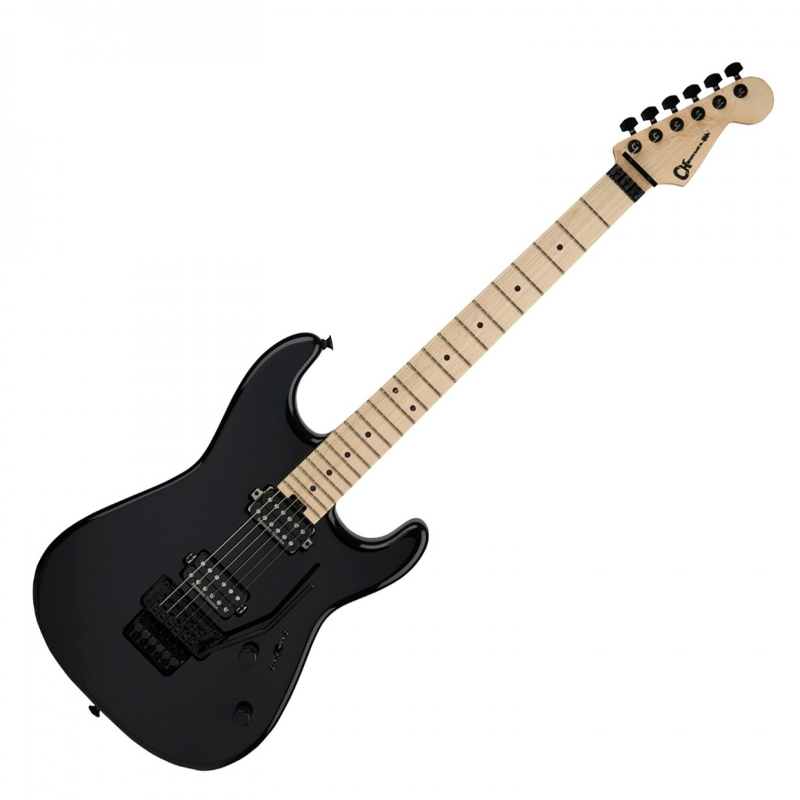 Charvel Pro-Mod San Dimas® Style 1 HH FR MPL, Maple Fingerboard, Gloss Black