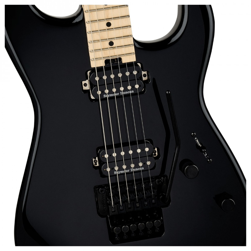 Charvel Pro-Mod San Dimas® Style 1 HH FR MPL, Maple Fingerboard, Gloss Black