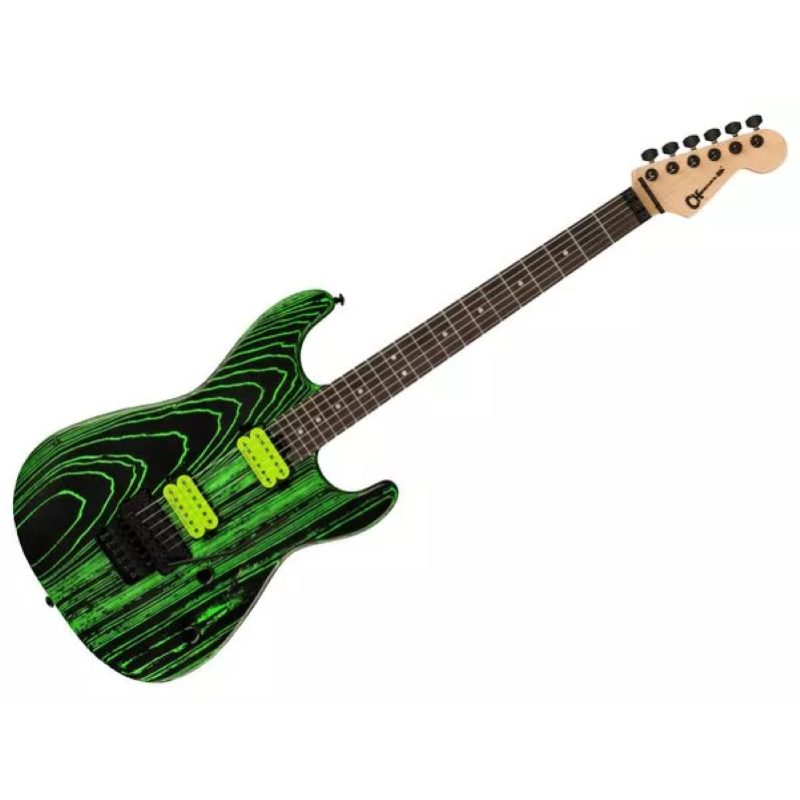 Charvel Pro-Mod San Dimas® Style 1 HH FR E Ash, Ebony Fingerboard, Green Glow