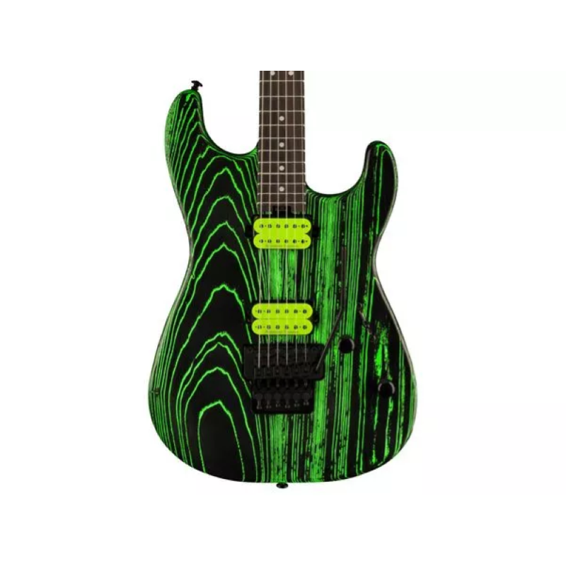 Charvel Pro-Mod San Dimas® Style 1 HH FR E Ash, Ebony Fingerboard, Green Glow