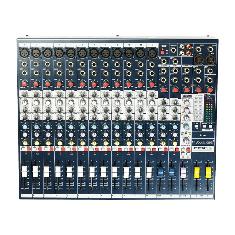 Soundcraft EFX12 Mixer con mutieffetto Lexicon FX
