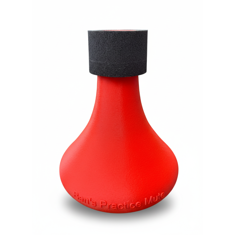 Ben's Practice Mute Sordina per Trombone Tenore Rossa