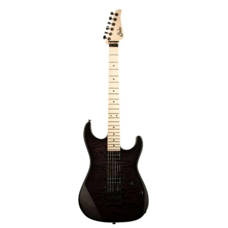 Suhr Standard Thin Burst Hh Lim. Edition Trans Black 
