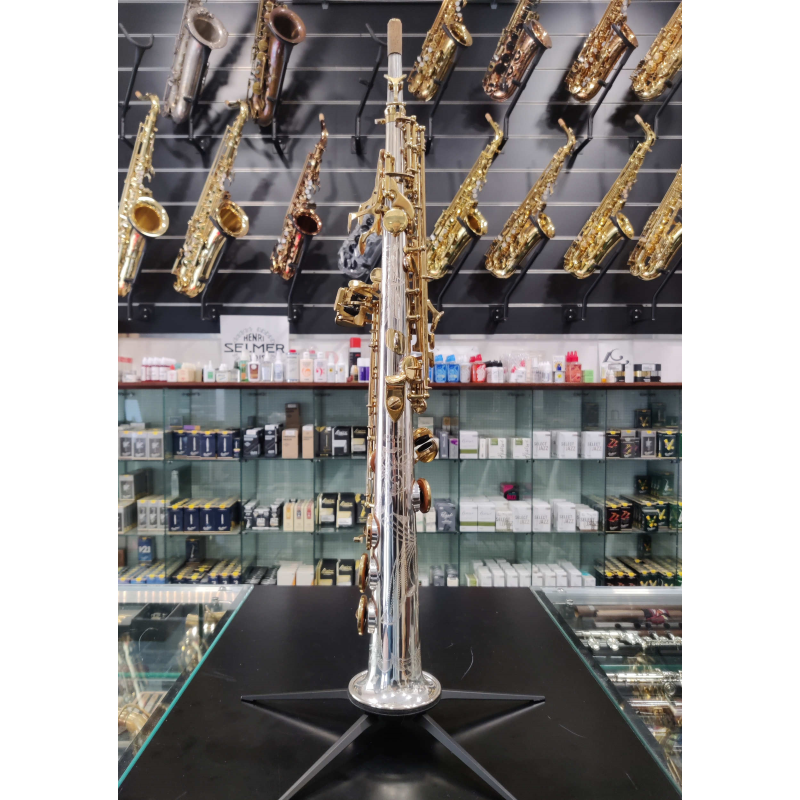 usato Yanagisawa S9930 Sax Soprano in Argento Massiccio
