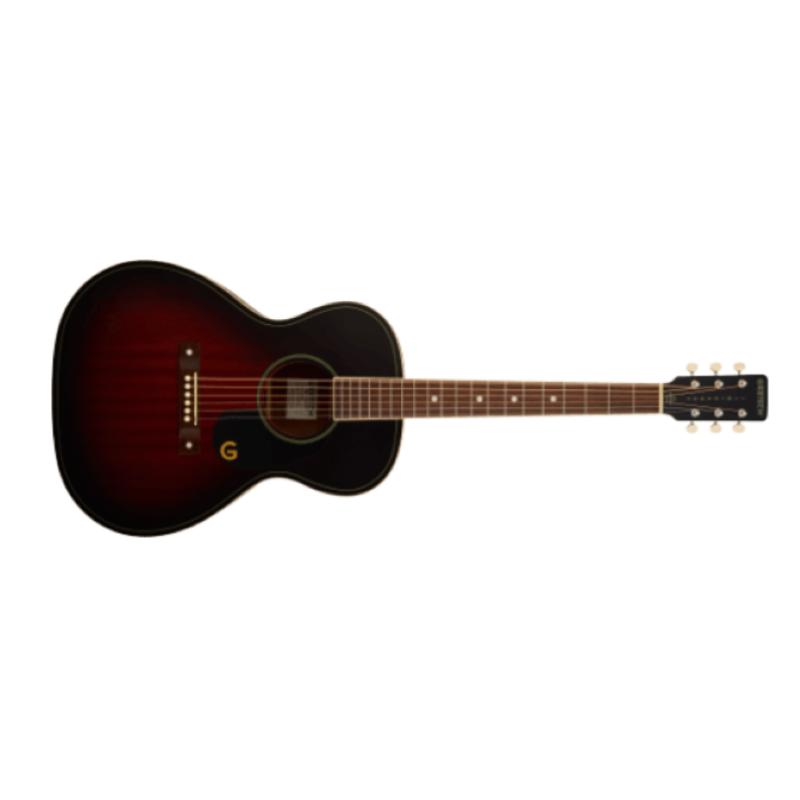 Gretsch Jim Dandy™ Concert, Walnut Fingerboard, Black Pickguard, Deep Cherry Burst