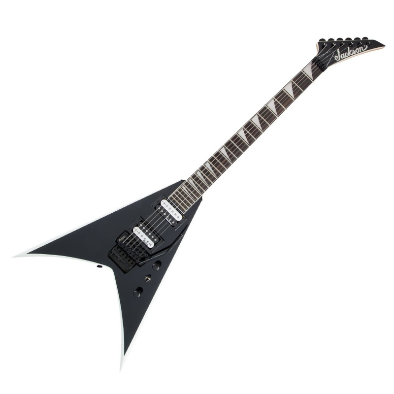 Jackson JS Series King V™ JS32 Black with White Bevels 2910124572