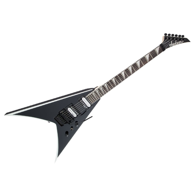 Jackson JS Series King V™ JS32 Black with White Bevels 2910124572