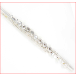 Florian FL100 Flauto Traverso Argentato Fori Chiusi Offset Mi Snodato