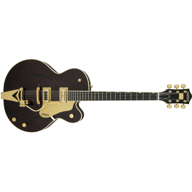 Gretsch G6122T-59 Vintage Select Edition '59 Chet Atkins® Country Gentleman® Hollow Body with Bigsby®, TV Jones®, Tiger Flame Maple, Walnut Stain Lacquer