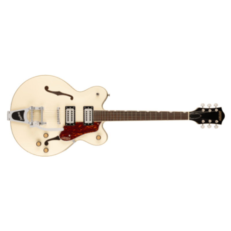Gretsch G2622T Streamliner™ Center Block Double-Cut with Bigsby®, Laurel Fingerboard, Broad’Tron™ BT-3S Pickups, Vintage White
