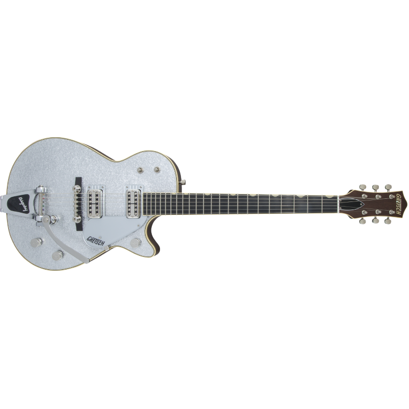 Gretsch G6129T-59 Vintage Select ’59 Silver Jet™ with Bigsby®, TV Jones®, Silver Sparkle