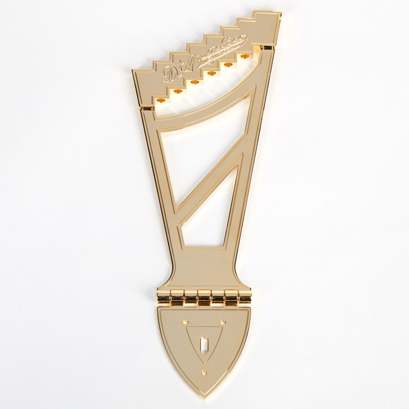 Cordiera Attaccacorde D'Angelico 6LSSTGLD Signature Stair Step Tailpiece 