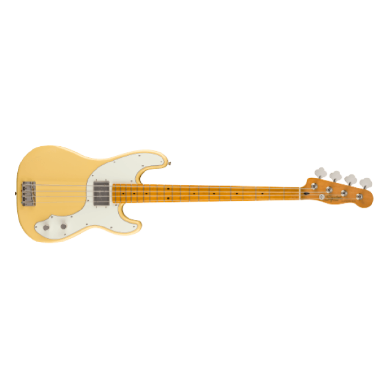 Fender Squier Classic Vibe™ Telecaster® Bass, Maple Fingerboard, Parchment Pickguard, Vintage White 0374524541