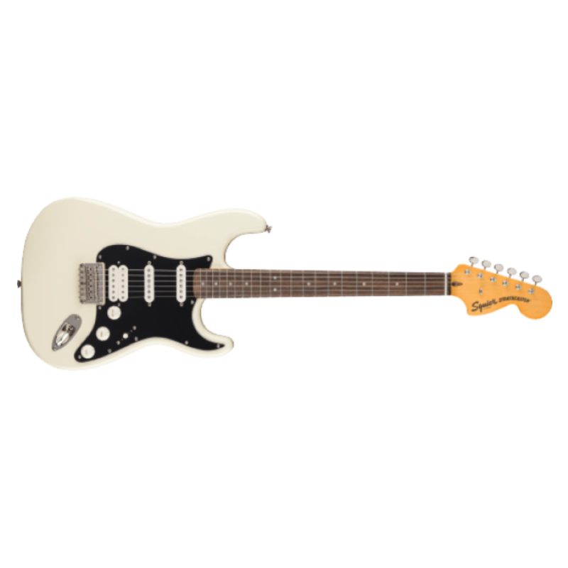 Fender Squier Classic Vibe™ '70s Stratocaster® HT HSS, Laurel Fingerboard, Black Pickguard, Olympic White 0374027505