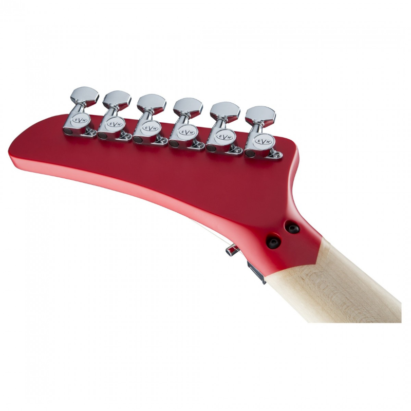 EVH Striped Series 5150™, Maple Fingerboard, Red with Black and White Stripes