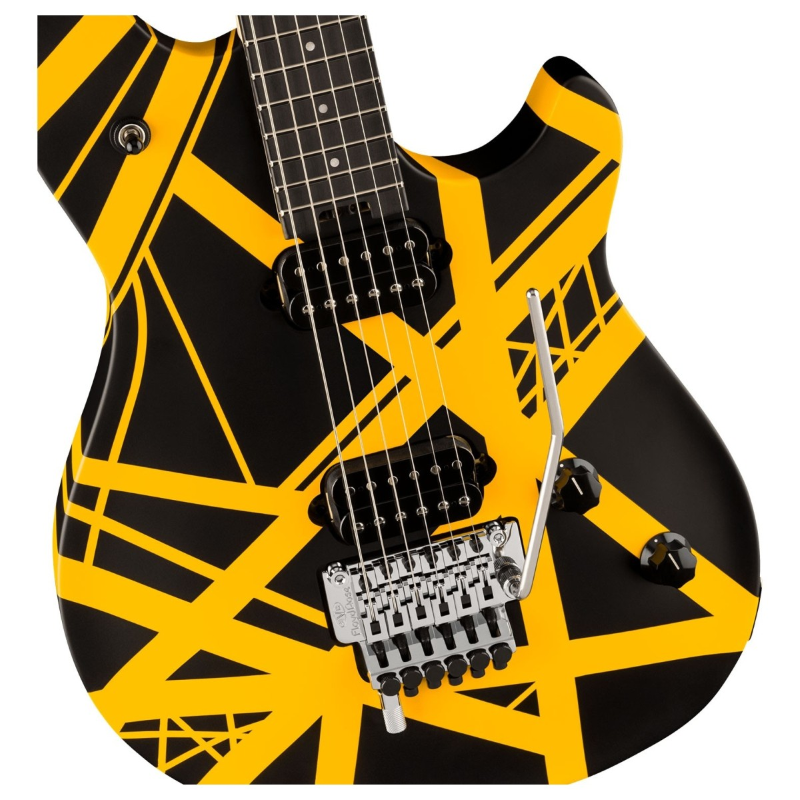 EVH Wolfgang® Special Striped Series, Ebony Fingerboard, Black and Yellow