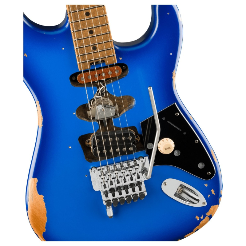 EVH® Limited Edition Frankenstein Relic® Series, Maple Fingerboard, Blueburst