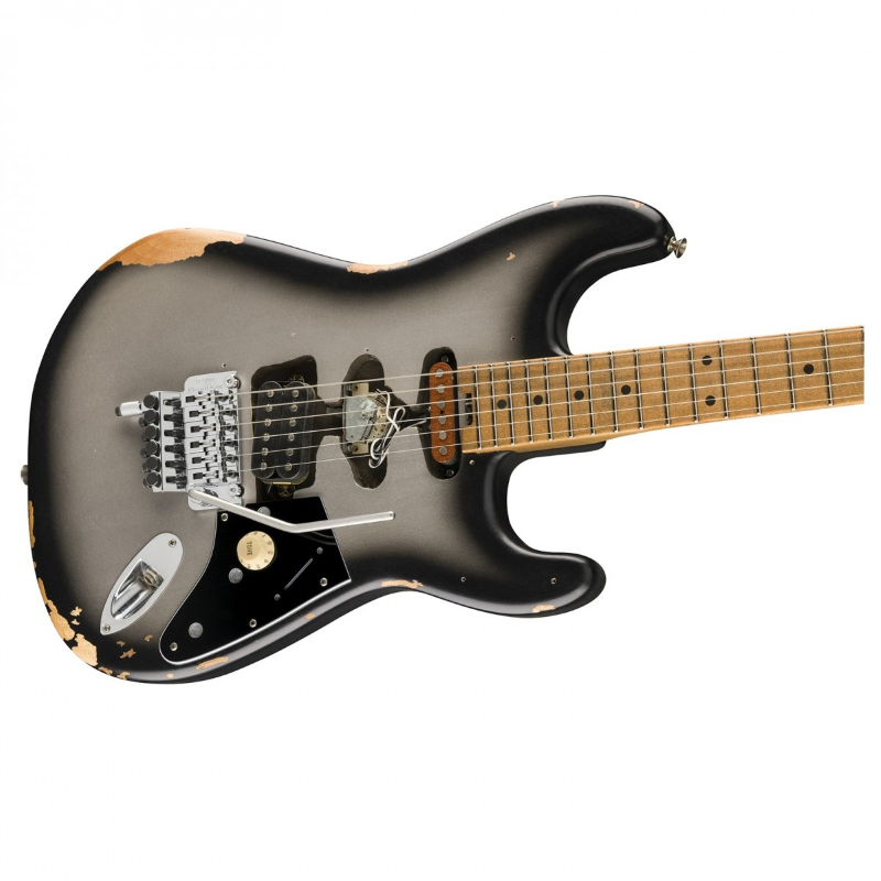 EVH® Limited Edition Frankenstein Relic® Series, Maple Fingerboard, Silverburst