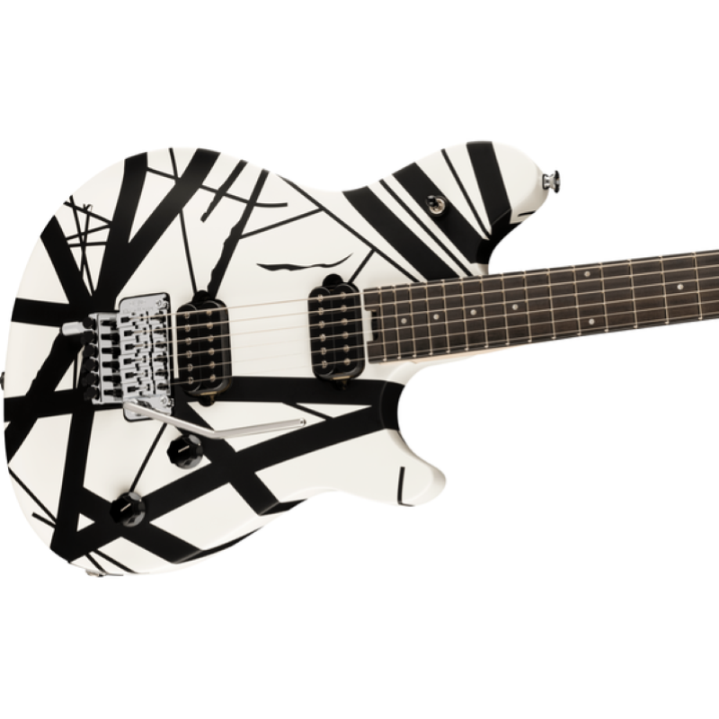 EVH Wolfgang® Special Striped Series, Ebony Fingerboard, Black and White