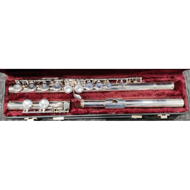 usato Yamaha YFL311 Flauto Traverso con Testata d'Argento Fori Chiusi