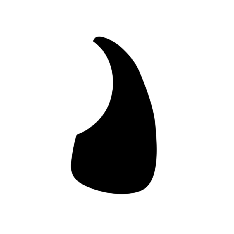DAndrea Battipenna acustica nero Battipenna per chitarra acustica