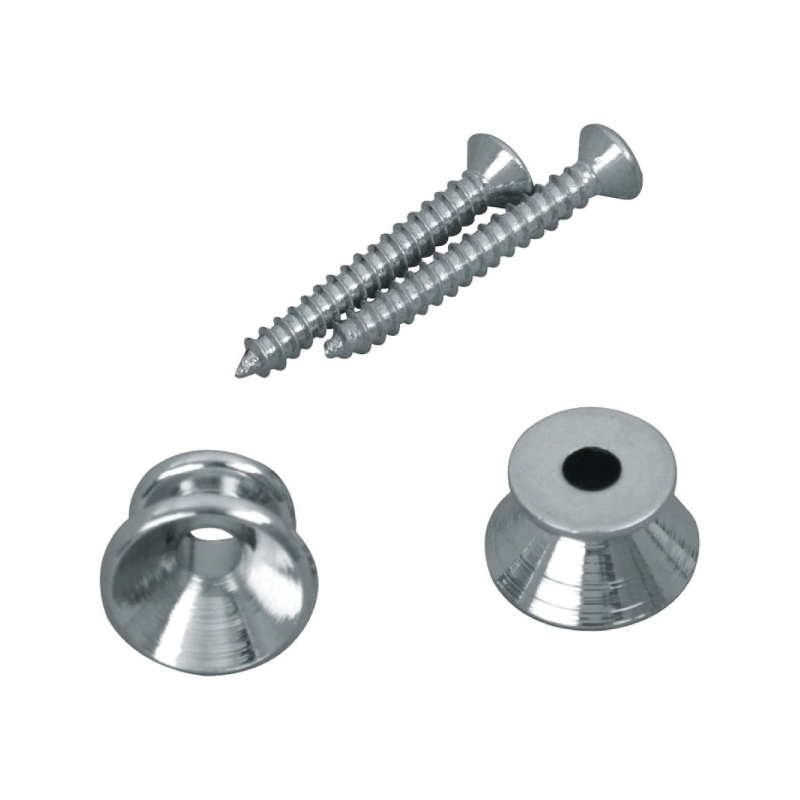 DAndrea Bottoni per tracolla cromati Set 2pcs Bottoni cromati per tracolla