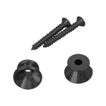 DAndrea Bottoni per tracolla neri Set 2pcs Bottoni neri per tracolla