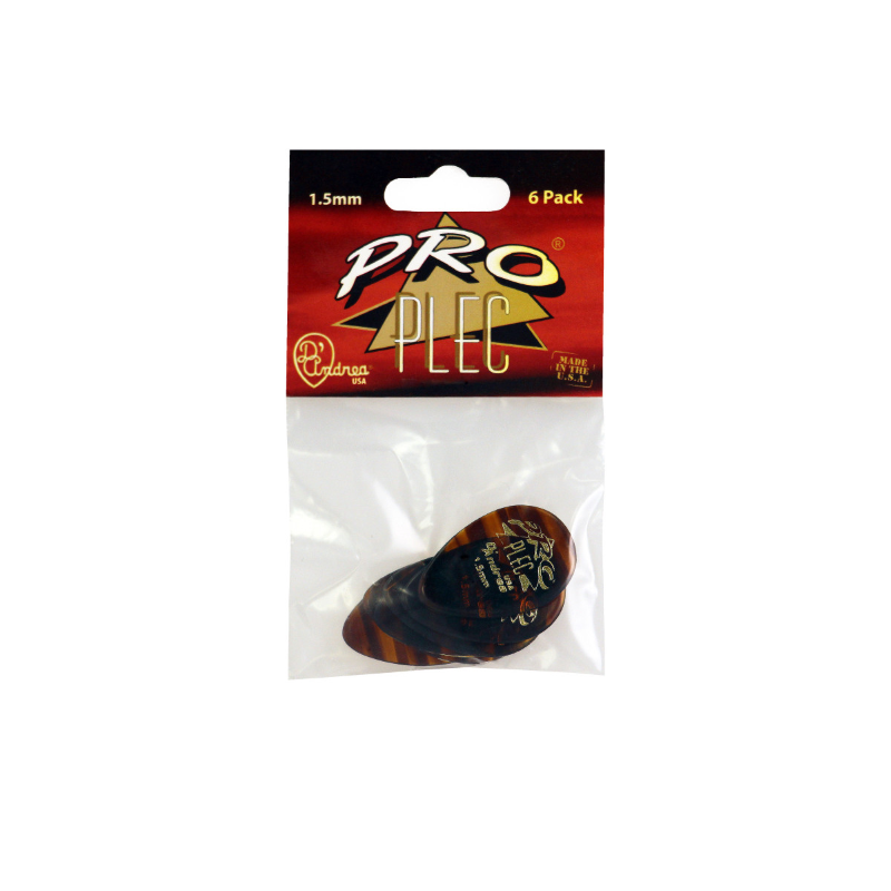 DAndrea Plettri 1,50 Pro Plec 310 Refil 6pcs Busta 6 plettri Prop Plec