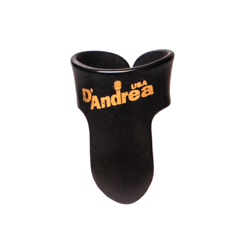 DAndrea Plettri Finger Medium Black Refil 12pcs Busta 12 plettri da dito