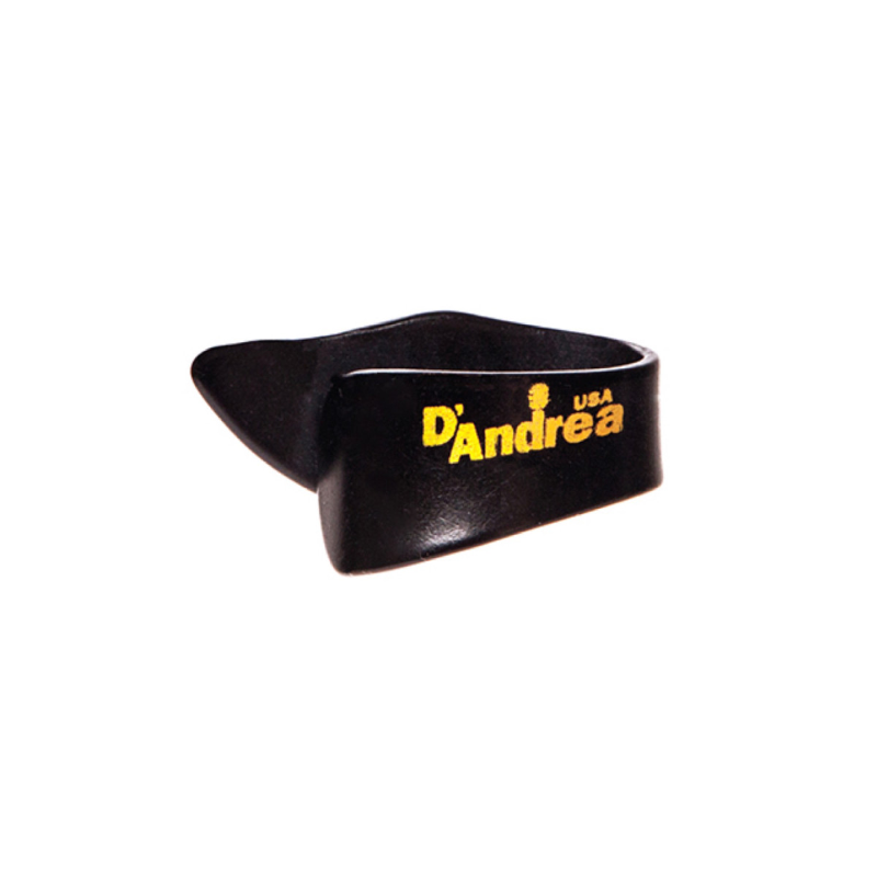 DAndrea Plettri Thumb Large Black Refil 12pcs Busta 12 plettri da pollice